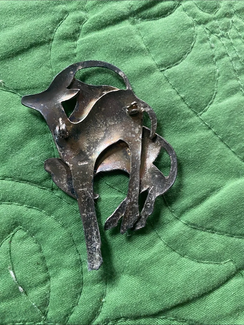 Vintage enamel pin